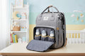 Mochila Mamá de Pañales Multifuncional Plegable - Cuna de Viaje y Estación de Cambio para Bebé, Estilo Unisex